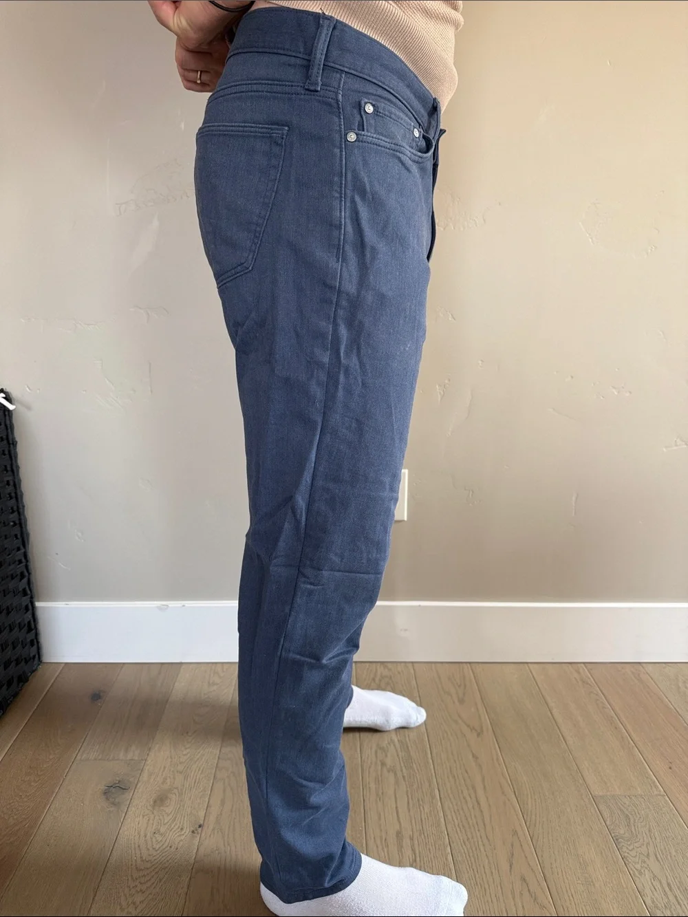 Banana Republic Men's Slim Straight Pants in Denim Blue